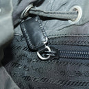PRADA Backpack Nylon Gray Silver Auth 174793A-25