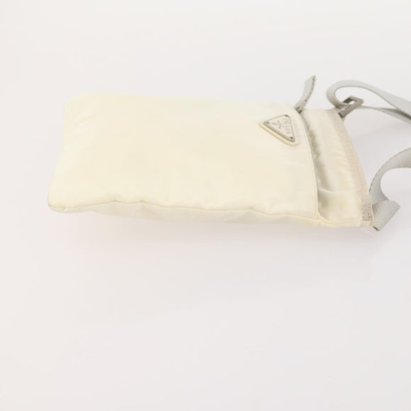 PRADA Hand Bag Nylon 2 Set Black White Auth 174802