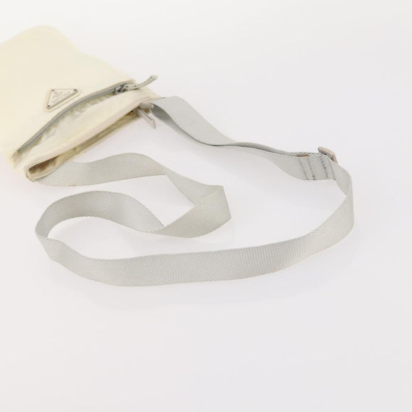 PRADA Hand Bag Nylon 2 Set Black White Auth 174802
