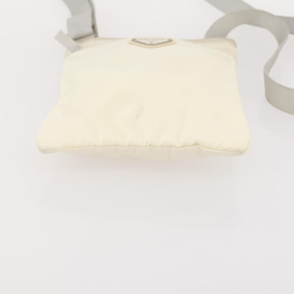 PRADA Hand Bag Nylon 2 Set Black White Auth 174802