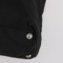 PRADA Hand Bag Nylon 2 Set Black White Auth 174802-8
