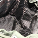 PRADA Backpack Nylon Green Auth 174836-23
