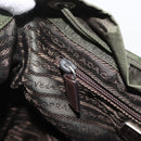 PRADA Backpack Nylon Green Auth 174836-25