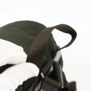 PRADA Backpack Nylon Green Auth 174836-7
