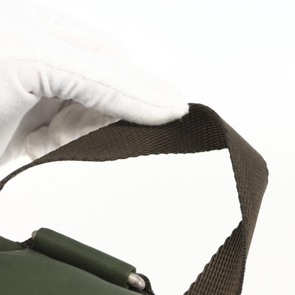 PRADA Backpack Nylon Green Auth 174836