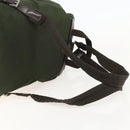 PRADA Backpack Nylon Green Auth 174836-8