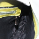 BALLY Shoulder Bag Suede Green Silver Auth 174837-19