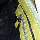 BALLY Shoulder Bag Suede Green Silver Auth 174837-21