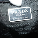 PRADA Backpack Nylon Khaki Silver Auth 174854-25