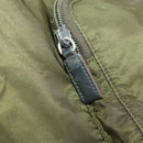 PRADA Backpack Nylon Khaki Silver Auth 174854-28