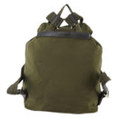 PRADA Backpack Nylon Khaki Silver Auth 174854-2