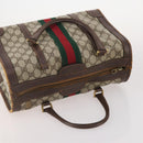 GUCCI GG Supreme GG Crystal Hand Bag PVC 3 Set Beige Auth 174861-5