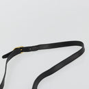 GUCCI GG Canvas Web Sherry Line Shoulder Bag Black Gold Auth 174868A-8
