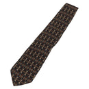 FENDI Necktie Silk Black Auth 174882A-1