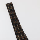 FENDI Necktie Silk Black Auth 174882A-12