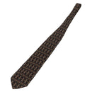 FENDI Necktie Silk Black Auth 174882A-2