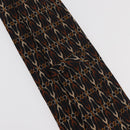FENDI Necktie Silk Black Auth 174882A-9