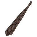 FENDI Necktie Silk Brown Auth 174883A-2