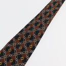 FENDI Necktie Silk Brown Auth 174883A-5