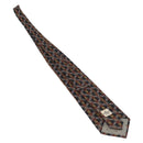 FENDI Necktie Silk Brown Auth 174883A-7