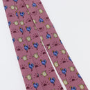HERMES Necktie Silk Pink Auth 174884A-11