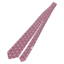 HERMES Necktie Silk Pink Auth 174884A-2