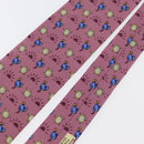 HERMES Necktie Silk Pink Auth 174884A-4