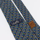 HERMES Necktie Silk Blue Auth 174885A-10
