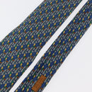 HERMES Necktie Silk Blue Auth 174885A-4