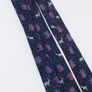 HERMES Necktie Silk Blue Auth 174887-13