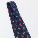 HERMES Necktie Silk Blue Auth 174887-14