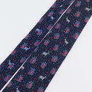 HERMES Necktie Silk Blue Auth 174887-5