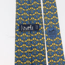 HERMES Necktie Silk Yellow Auth 174888A-14