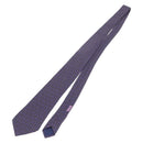 HERMES Necktie Silk Navy Auth 174890A-2