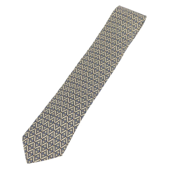 HERMES Krawatte Seide Blau Original 174891A
