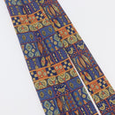 HERMES Necktie Silk Blue Auth 174892-11