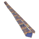 HERMES Necktie Silk Blue Auth 174892-8