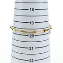 SAINT LAURENT Bracelet metal Gold Auth 174898A-13