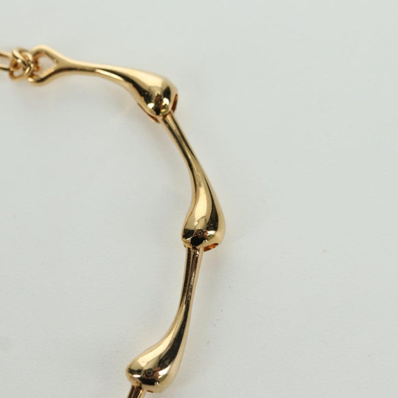 SAINT LAURENT Bracelet metal Gold Auth 174898A