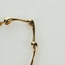 SAINT LAURENT Bracelet metal Gold Auth 174898A-7