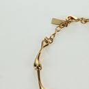 SAINT LAURENT Bracelet metal Gold Auth 174898A-9