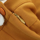 HERMES Skirt Wool Brown Auth 174904A-11