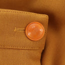 HERMES Skirt Wool Brown Auth 174904A-7