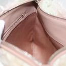 Miu Miu Chain Shoulder Bag Fur Pink Silver Auth 174917V-20