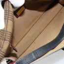 FENDI Shoulder Bag Canvas Brown Gold Auth 174921A-11