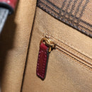 FENDI Shoulder Bag Canvas Brown Gold Auth 174921A-20