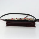 FENDI Shoulder Bag Canvas Brown Gold Auth 174921A-5