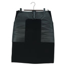 CELINE Skirt Wool Black Auth 174923A-1