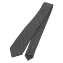 FENDI Necktie Silk Gray Auth 174924-1