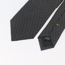 FENDI Necktie Silk Gray Auth 174924-3
